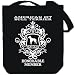 Canvas Tote Bag Black  American Pit Bull Terrier Fan Club - Honorable Member  Dogs