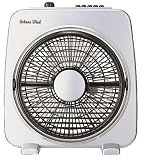 YAMAZEN 25cmボックス扇 (角) タイマー付きメタリックシルバー BT-A252-MS