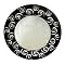 Round Metal Wall Mirror - Black (Medium)