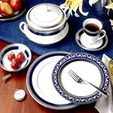Noritake Crestwood Cobalt Platinum Oval Vegetable Bowl