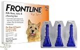 Frontline Top Spot Month-Long Flea & Tick Control (Orange, for Dogs & Puppies up to 22 lbs., 3 Pack)