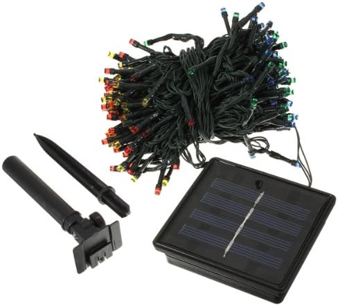 MaxSale Multi-colored Mixed Color Solar LED String Light Lamp Xmas