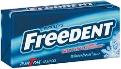 Freedent Winterfresh Gum (15 sticks in a pack, 24 packs included)