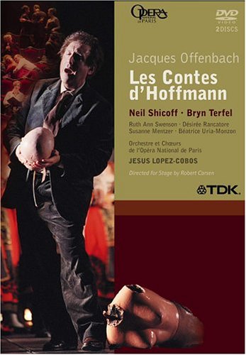 CD-Charts  DVD : Offenbach - Les Contes d'Hoffmann / Shicoff, Swenson, Terfel, Rancatore, Mentzer, Uria-Monzon, Senechal, Gubisch, Lopez Cobos, Paris Opera