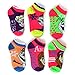 Frozen Elsa Anna Girls 6 pk Ankle Socks