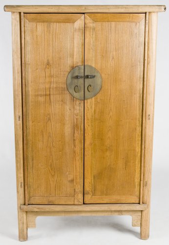 SC1008Y-Asian Antique Armoire, circa 1900, Shandong Province China, Elm (Yumu), Antique Asian Furnit
