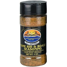 Carl's Gourmet All Natural Prime Rib and Roast Seasoning and Meat Rub