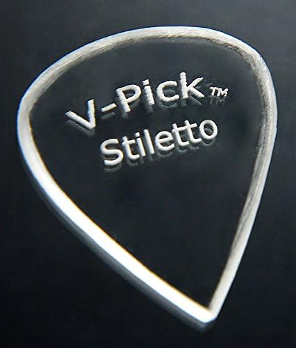 V-PicksStiletto Ghost Rim Guitar Pick