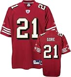 Frank Gore Red Reebok 2008 NFL Premier 2008 San Francisco 49ers Jersey
