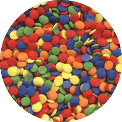 Colorful Cake Decorations - Assorted ROUND EDIBLE Candy Confetti Sprinkles for Cakes,... by Lucks