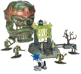 Mega Bloks Fire Cavern Bone Dragon Skull 9427