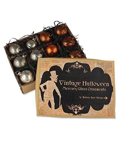 Bethany Lowe Designs Vintage Halloween Mercury Glass Ornaments Bethany Lowe Designs Vintage Halloween Mercury Glass Ornaments