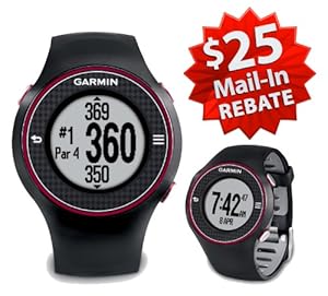 Garmin Approach S3 Golf GPS Watch (NEW VERSION w/ $25 Rebate) | 60-Day Buy & Try Return Policy! (Black)