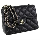 【新品】シャネル　キャビアスキン　ミニマトラッセ　チェーンショルダー　ブラック CHANEL ミニバッグ