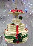 Pillsbury Doughboy In Cake Poppin' Fresh 2.5 Bobble Christmas Ornament #PI0035
