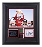 Carl Edwards - UAW-Dodge 400 - Autographed Framed Collectible with Race Winning Tire Piece