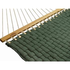 Hatteras SQ-WEAVE-GR Soft Weave Forest Green Woven - Large Quilted Hammock by 