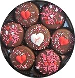 Chocolate Dipped Oreo Cookies decorated with Love 7 Oreos for Valentines Day