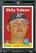 2007 Topps Heritage Baseball Card # 399 Ricky Nolasco Florida Marlins - Mint Condition - In Protective Display Case