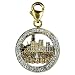 14k Choice of White or Yellow Gold Diamond New York Charm (1/10 cttw, I Color, I2 Clarity)