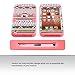 iPod Touch 6 Case,iPod Touch 5 Case ,ULAK [Colorful Series] Anti-slip Cover 3 in 1 Hard PC+Soft Silicone Hybrid Dust Scratch Shock Resistance for iPod touch 5 6th Gen (Purple Tribal/Neo Red)