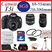 Canon EOS Rebel T3i 18 MP CMOS Digital SLR Camera and DIGIC 4 Imaging with EF-S 18-55mm f/3.5-5.6 IS Lens + Sigma 70-300mm f/4-5.6 DG Macro Telephoto Zoom Lens for Canon SLR Cameras+ Huge Accessories Package Including 8GB Sdhc Memory Card + 2 UV Filters & Much More!!