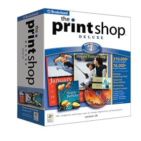 Print Shop 20 Deluxe [Old Version] by Broderbund