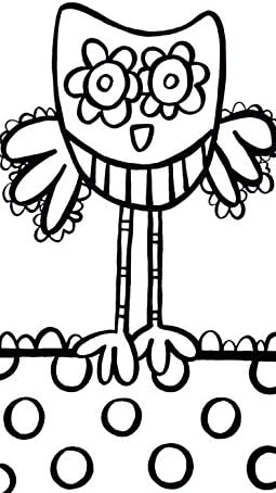 PaintaDoodle 12x24 Owl Canvas