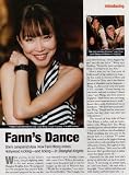 Fann Wong Clipping Magazine photo orig 1pg 8x10 M5411