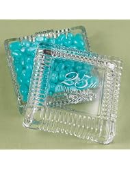 Buy 25th Anniversary Glass Candy Dish