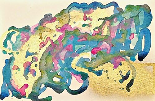 Cyber Monday Art Sale - Original Abstract Art Watercolor - entitled Adoration