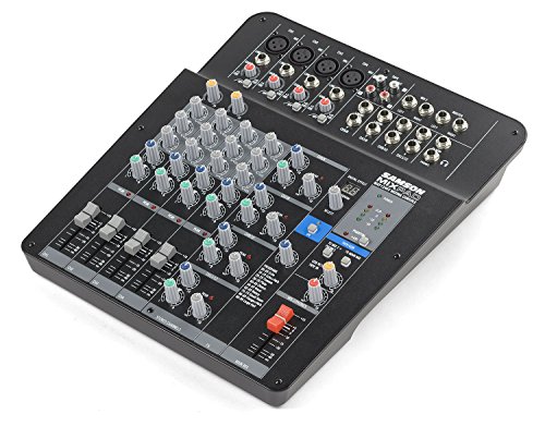 Samson Mixpad MXP124FX Compact, 12-Channel Analog Stereo Mixer with ...