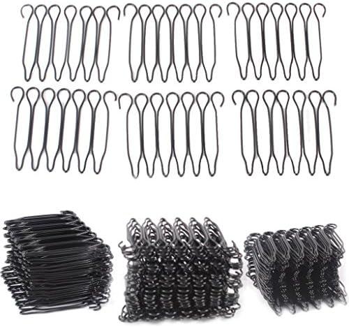 Wig Mall Nude Wig Combs 6 Teeth to Secure Wigs / Hair Extensions Black 50PCS
