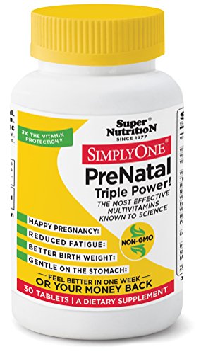 Super Nutrition Simply One Prenatal Triple Power 30 Tabs Super Nutrition Simply One Prenatal Triple Power 30 Tabs
