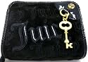 Juicy Couture Black Velour Charming Juicy French Wallet