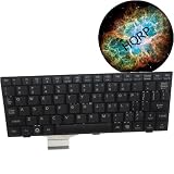 HQRP Replacement Keyboard for Asus Eee PC 901 900 series (Black) Netbook / Subnotebook plus HQRP Coaster