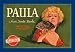 PAULA FROM SANTA PAULA LIMONEIRA COMPANY CALIFORNIA USA FRUIT CRATE LABEL PRINT REPRODUCTION