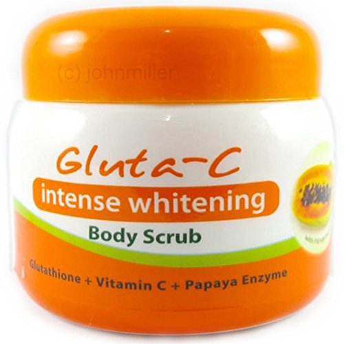 Gluta C Intense Skin Whitening Bleaching Glutathione Body Scrub Cream |  Desertcart Guyana