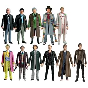 Character Options Doctor Who 11 Doctors Action Figure Collector Set