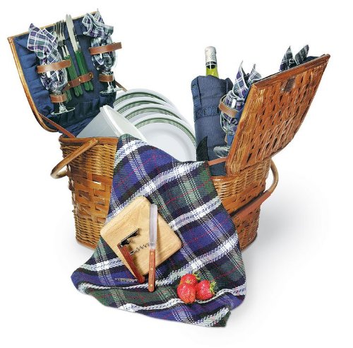 Picnic Time 324-57-613 Cambridge Picnic Basket 4-person