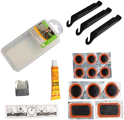 Set of Bicycle Repair Kit, Cycling Flat TireTools Patch Rubber Bike Service Tool, accessories bicycle multi tool
