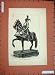 1871 Statue Armour Hernando Cortes Horse Knight Print