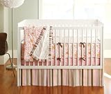 JJ Cole 4 Piece Crib Bedding Set in Pink Craze