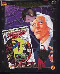 Marvel Comics Famous Cover Series, The Amazing Spider-Man: Aunt May, 8" Ultra Poseable Action Figure with Authentic Fabric Costume