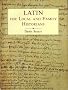 Latin for Local and Family Historians (Beginner's Guides (Phillimore))