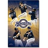 Milwaukee Brewers 2011 Collage Weeks Hart Fielder Greinke Braun Sports Poster Print - 24x36 Poster Print, 22x34