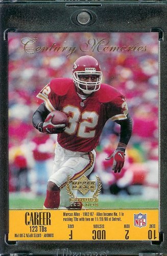 1999 Upper Deck Century Legends # 177 Marcus Allen Oakland Raiders Football Card- Mint Condition - Shipped In Protective ScrewDown Case!