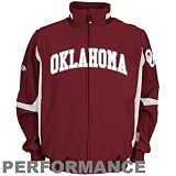 Majestic Oklahoma Sooners Crimson Therma Base Premier Elevation Performance Jacket