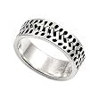 Sterling Silver Plain Rings - Sizes: 10-14
