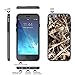 True Color Case Compatible with iPhone 6s Case, Real HD Camo Tree Grass Straw Hunter Slim Hybrid Hard Back + Soft TPU Bumper Protective Durable [True Protect Series] - Black